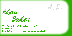 akos suket business card